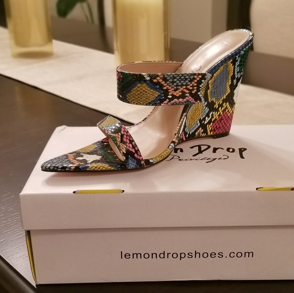 Lemon Drop Multi-Colored Wedges